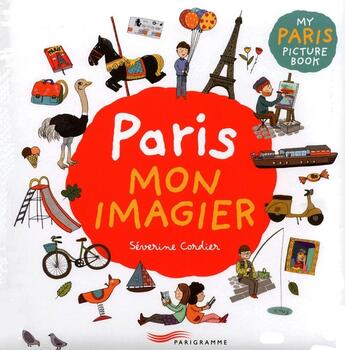 Couverture du livre « Mon imagier de Paris » de Severine Cordier aux éditions Parigramme