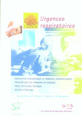 Couverture du livre « Urgences Respiratoires » de F aux éditions Datebe