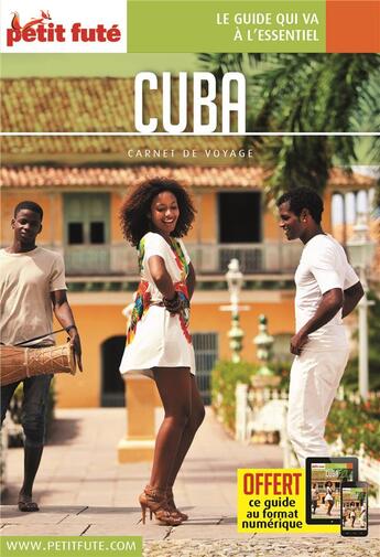 Couverture du livre « GUIDE PETIT FUTE ; CARNETS DE VOYAGE ; Cuba » de  aux éditions Le Petit Fute