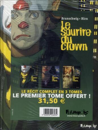 Couverture du livre « Le sourire du clown t.1 à t.3 » de Laurent Hirn et Brunschwig Luc aux éditions Futuropolis