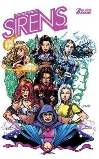 Couverture du livre « Sirens » de George Perez aux éditions Alayone Comics