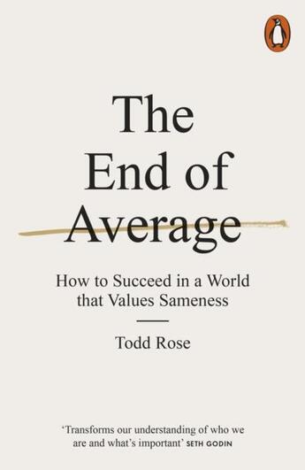 Couverture du livre « End Of Average, The » de Todd Rose aux éditions Adult Pbs