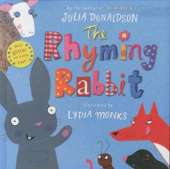 Couverture du livre « THE RHYMING RABBIT » de Julia Donaldson et Lydia Monks aux éditions Pan Macmillan