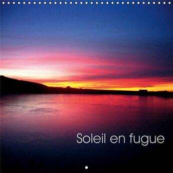 Couverture du livre « Coucher de soleil calendrier m » de Martyne Lestic aux éditions Calvendo