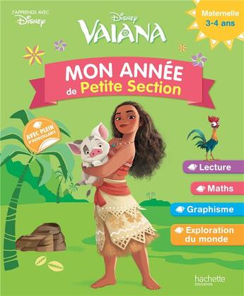 Couverture du livre « Vaiana mon annee de ps (3-4 ans) » de  aux éditions Hachette Education