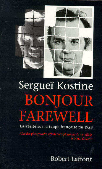 Couverture du livre « Bonjour Farewell » de Serguei Kostine aux éditions Robert Laffont