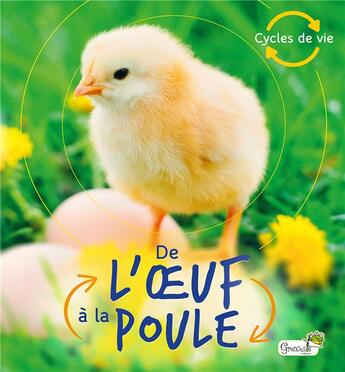 Couverture du livre « De l'oeuf à la poule » de Camilla De La Bedoyere aux éditions Grenouille