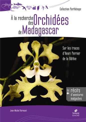 Couverture du livre « À la découverte des orchidées de Madagascar ; sur les traces d'Henri Perrier de la Bâthie » de Jm Hervouet aux éditions Biotope