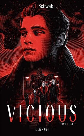 Couverture du livre « Evil Tome 1 : vicious » de V.E. Schwab aux éditions Lumen