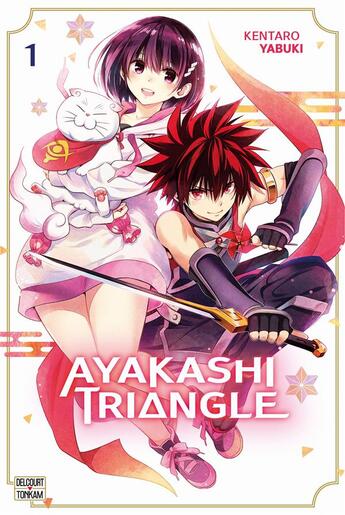 Couverture du livre « Ayakashi triangle Tome 1 » de Kentaro Yabuki aux éditions Delcourt