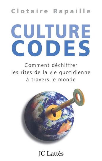 Couverture du livre « Cultures codes » de Rapaille-C aux éditions Lattes