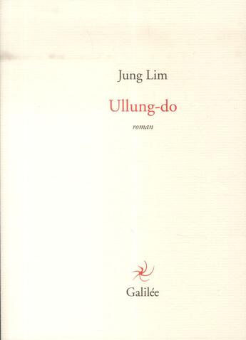 Couverture du livre « Ullung-do » de Jung Lim aux éditions Galilee