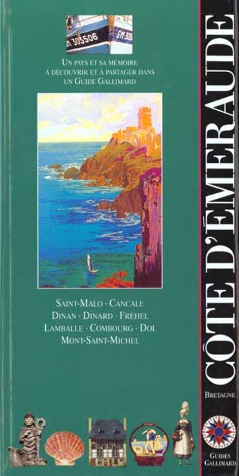 Couverture du livre « Cote d'emeraude - bretagne » de Collectif Gallimard aux éditions Gallimard-loisirs