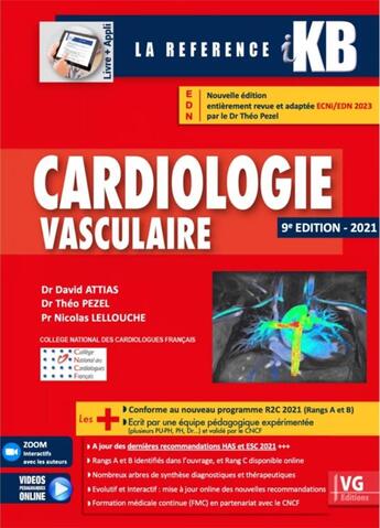 Couverture du livre « Cardiologie vasculaire » de David Attias et Nicolas Lellouche et Theo Pezel aux éditions Vernazobres Grego