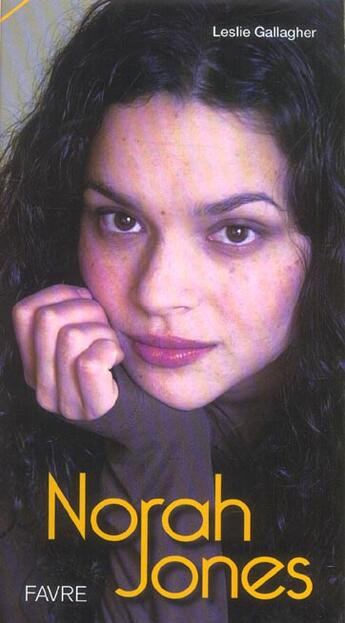 Couverture du livre « Norah jones » de Leslie Gallagher aux éditions Favre