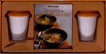 Couverture du livre « Soupes et veloutés ; coffret » de  aux éditions Marie-claire