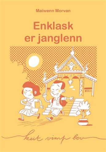 Couverture du livre « Enklask er janglenn » de Maiwenn Morvan aux éditions Keit Vimp Bev