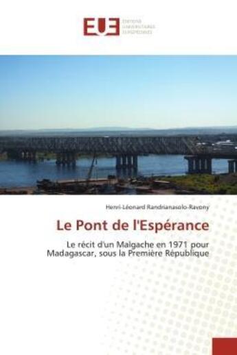 Couverture du livre « Le pont de l'esperance » de Randrianasolo-Ravony aux éditions Editions Universitaires Europeennes