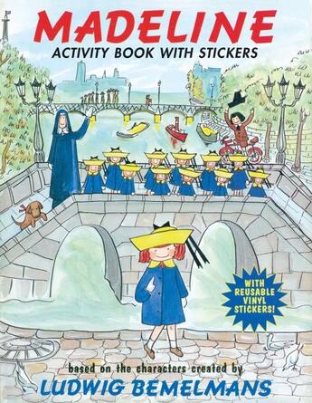 Couverture du livre « MADELINE - ACTIVITY BOOK WITH STICKERS » de Bemelmans Ludwig aux éditions Random House Us