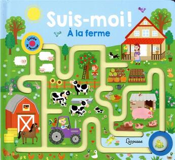 Couverture du livre « Suis-moi a la ferme » de Kasia Dudziuk aux éditions Larousse