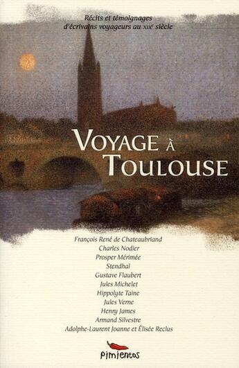 Couverture du livre « Voyage à Toulouse » de  aux éditions Pimientos