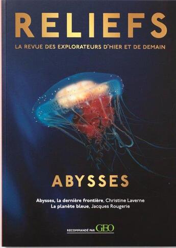 Couverture du livre « RELIEFS ; abysses » de Reliefs aux éditions Reliefs Editions