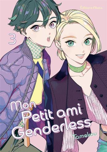 Couverture du livre « Mon petit ami genderless Tome 3 » de Tamekou aux éditions Akata