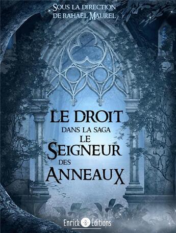 Couverture du livre « Le droit dans la saga Le seigneur des anneaux » de Raphael Maurel aux éditions Enrick B.