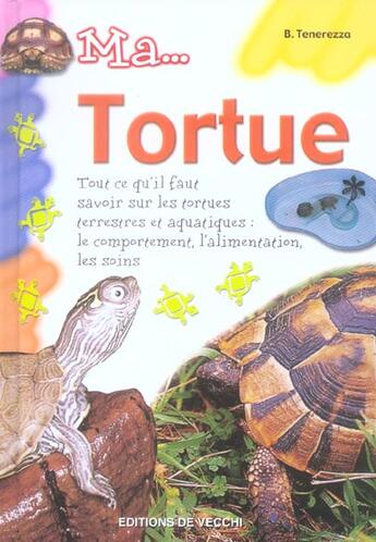 Couverture du livre « Ma... tortue » de Bruno Tenerezza aux éditions De Vecchi