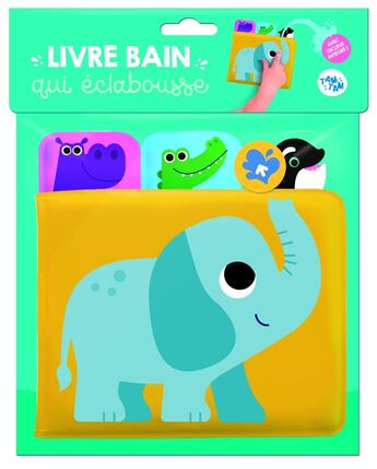 Couverture du livre « Elephant livre bain » de  aux éditions Editions Tam Tam