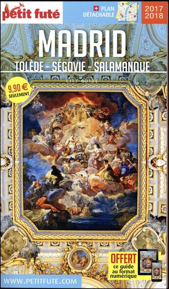 Couverture du livre « Madrid, Tolède, Ségovie, Salamandre (édition 2017/2018) » de  aux éditions Le Petit Fute