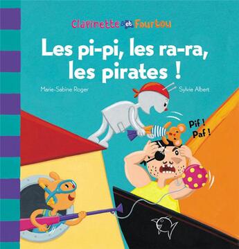 Couverture du livre « Clapinette: pipis,raras,pirate » de Roger Albert aux éditions Lito