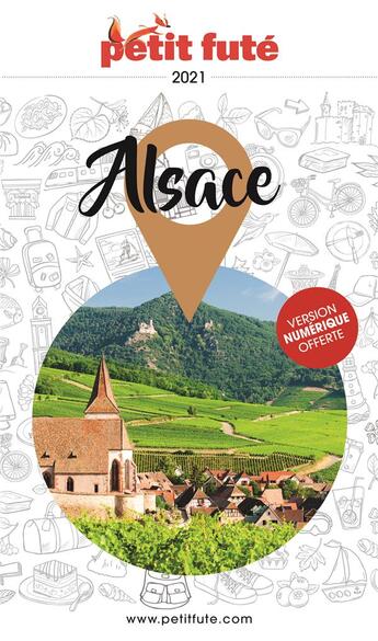 Couverture du livre « GUIDE PETIT FUTE ; REGION ; Alsace (édition 2021) » de  aux éditions Le Petit Fute