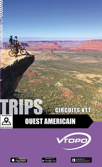 Couverture du livre « Ouest american ; trips circuits VTT » de  aux éditions Vtopo