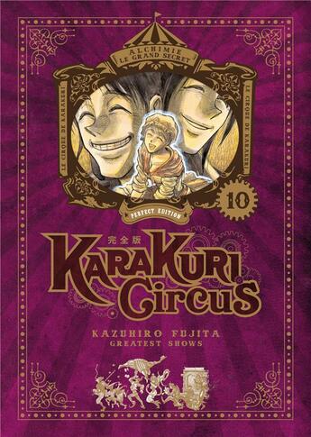 Couverture du livre « Karakuri circus - perfect edition Tome 10 » de Kazuhiro Fujita aux éditions Meian