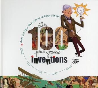 Couverture du livre « Les 100 plus grandes inventions » de  aux éditions Langue Au Chat