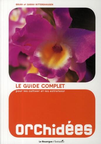 Couverture du livre « Orchidées » de Brian Rittershausen aux éditions Rouergue