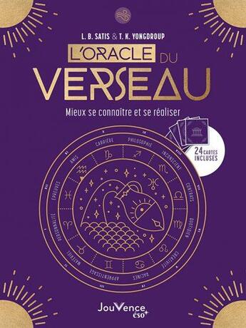 Couverture du livre « L'oracle du verseau » de T.K. Yongdroup et L. B. Satis aux éditions Jouvence