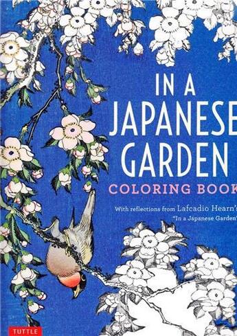 Couverture du livre « In a japanese garden coloring book » de  aux éditions Tuttle