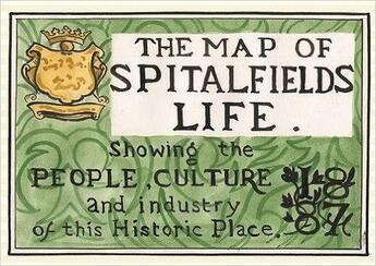 Couverture du livre « London: the map of spitalfields life (folded map) » de  aux éditions Herb Lester