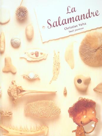 Couverture du livre « La salamandre » de Christian Voltz aux éditions Seuil Jeunesse