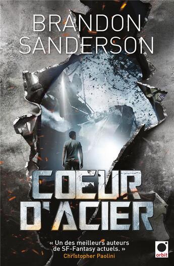 Couverture du livre « Coeur d'Acier Tome 1 » de Brandon Sanderson aux éditions Orbit