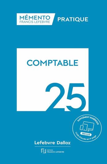 Couverture du livre « Mémento Comptable 2025 » de Pwc aux éditions Lefebvre