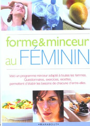 Couverture du livre « Le Guide Forme Et Minceur Au Feminin » de E Bauman et S Harrar aux éditions Marabout