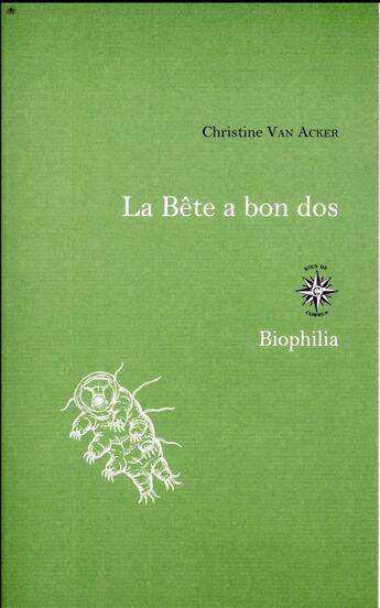 Couverture du livre « La bête à bon dos » de Christine Van Acker aux éditions Corti