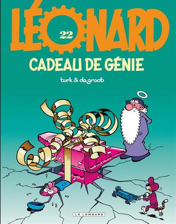 Couverture du livre « Léonard T.22 ; cadeau de génie » de Bob De Groot et Turk aux éditions Lombard