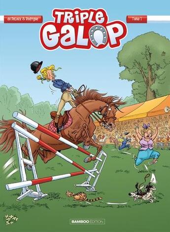 Couverture du livre « Triple galop Tome 1 » de Michel Rodrigue aux éditions Bamboo