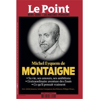 Couverture du livre « Le point les maitres penseurs n 25 montaigne - mai 2019 » de  aux éditions Le Point