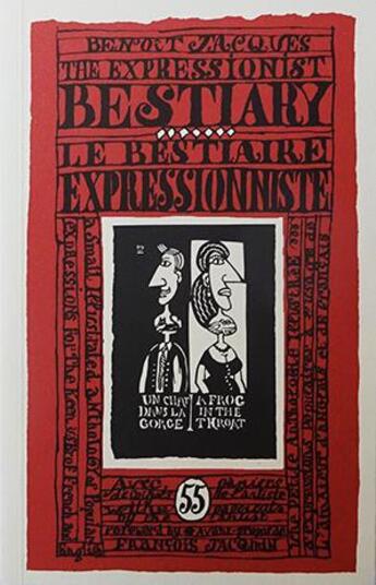 Couverture du livre « Le bestiaire expressionniste/the expressionist bestiary » de Jacques Benoit aux éditions Benoit Jacques