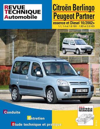 Couverture du livre « Tap n 415 berlingo/partner (10/2002--->) » de  aux éditions Etai